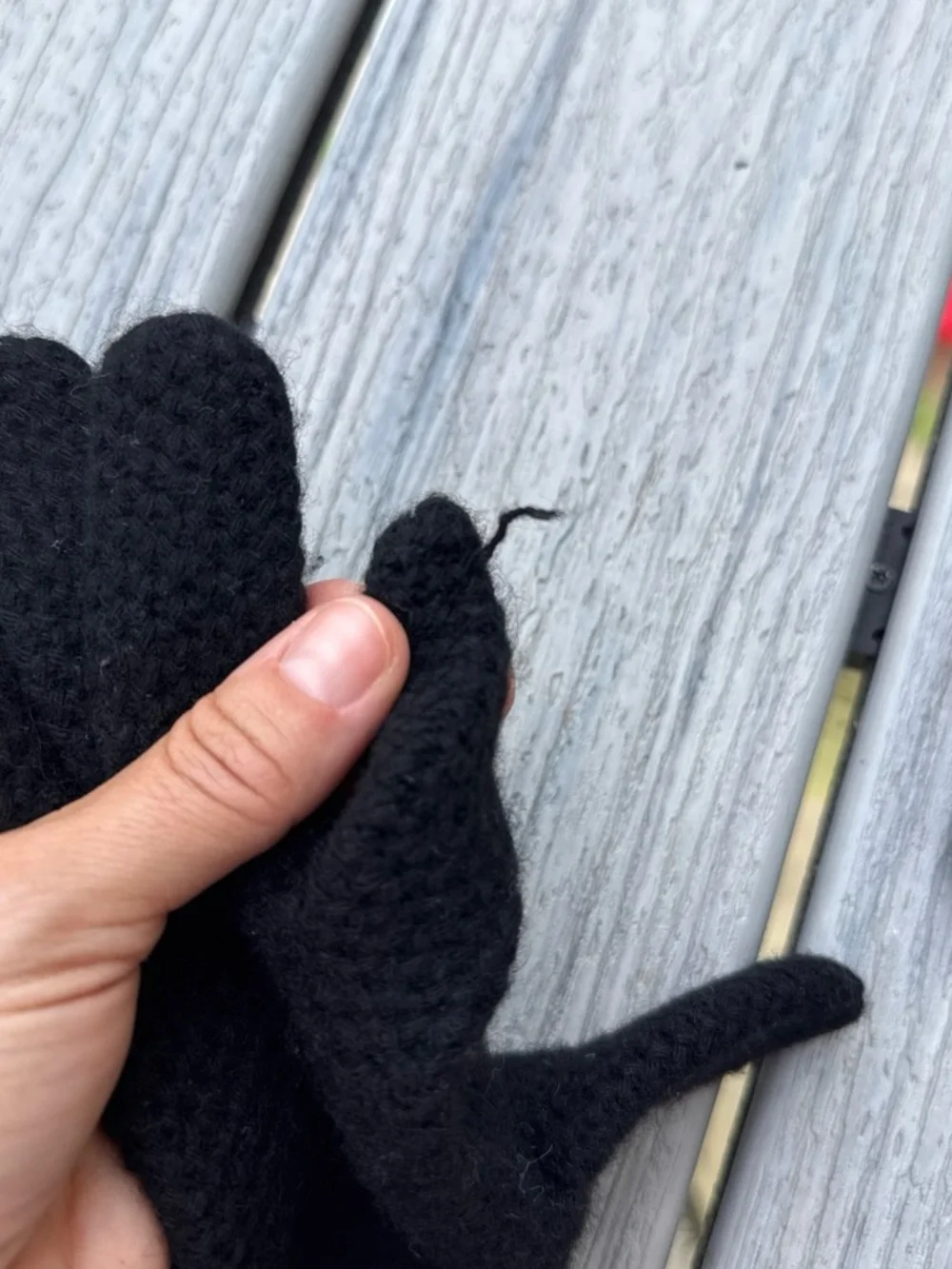 Portolano Black Cashmere Women's Gloves